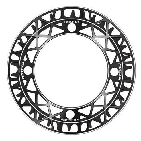 MOTSUV 라운드 자전거 체인 링 104BCD 34T로 보호 디스크 MTB 산악 자전거 체인 링 체인 휠 104 BCD 7-12 속도, 보여진 바와 같이, 하나