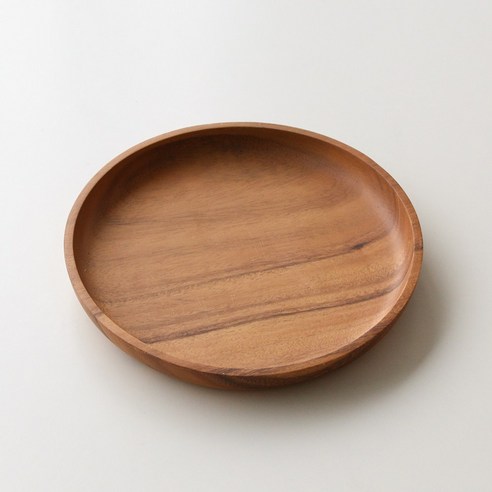 자연을 담은 식탁, 리드그린 아카시아 우드 원형 접시