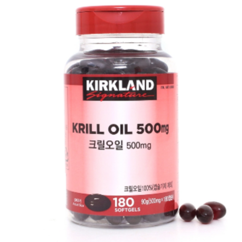 커클랜드 크릴오일 500mg 160정 오메가3, 1개