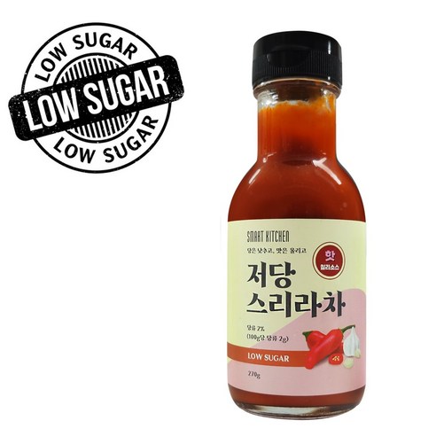 [SaleNOWㅣ인기상품] 국내산 저당의 매력이 빛나는 스마트키친 스리라차 핫 칠리소스 [세일나우ㅣ추천상품]