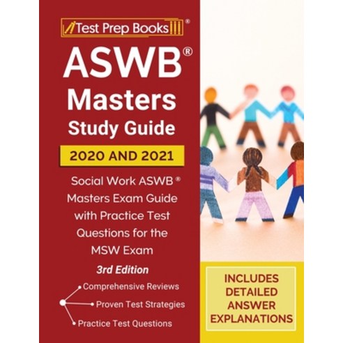 ASWB Masters Study Guide 2020 and 2021: Social Work ASWB Masters Exam Guide with Practice Test Quest... Paperback, Test Prep Books