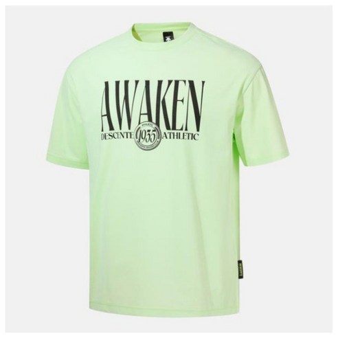[데상트] 반팔티 JQS SO113TTS24-LGRN AWAKEN CLUB 반팔 티셔츠 /