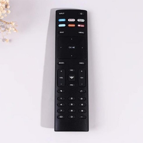 VIZIO TV용 다용도 무선 리모컨 텔레비전 교체 XRT136 1 개, 01 one size