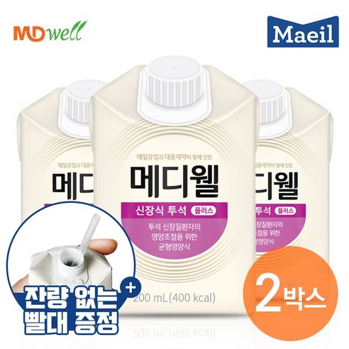 메디웰 신장식[투석] (200ml) 환자영양식, 200ml, 1개