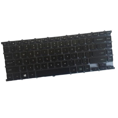 컴퓨터/데스크탑/PC/노트북 삼성 NP930Z5L NP940Z5L NP900X5L용 백라이트가 있는 울트라 슬림 키보드 미국 레이아웃, 340mm × 120mm × 5mm, 플라스틱, 블랙