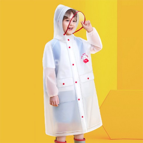 리틀베어 완벽방수 EVA 아동 어린이 여아 남아 우비 비옷 레인코트