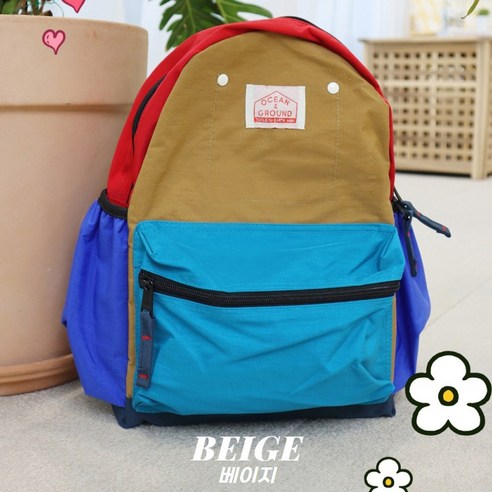 오션앤그라운드 아동 백팩 DAYPACK CRAZY S M 6종 아이스비스킷가방