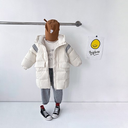 편하고 따뜻한 겨울 아동용 패딩