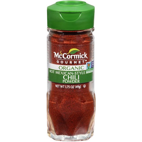 맥코믹구오메이 핫 멕시칸-스타일 칠리 파우더, 49g, 1개