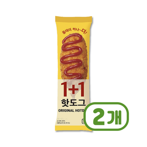 선진 1+1 핫도그 간편간식 (총 2개), 2개