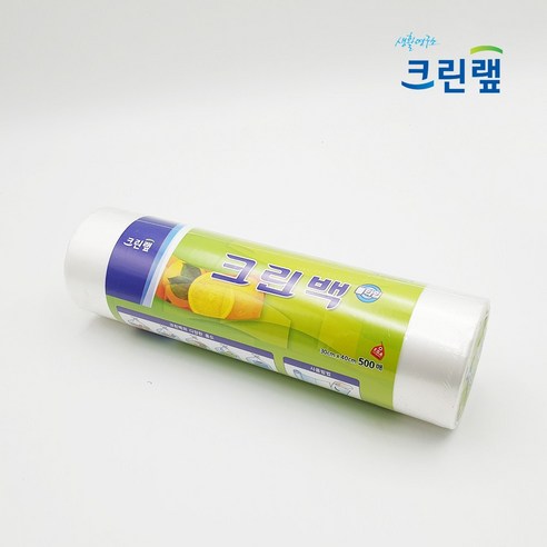 크린랲 위생 크린백 롤타입 30cm x 40cm, 대(L), 500개입, 1개