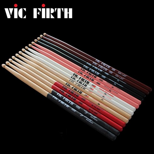 빅퍼스 Vic Firth 원목 호두나무 드럼스틱 7A 1쌍 초보자 입문자 연습용 처음사용도구 드럼학원 악기배우기 동아리 연습실, 단품, 단품