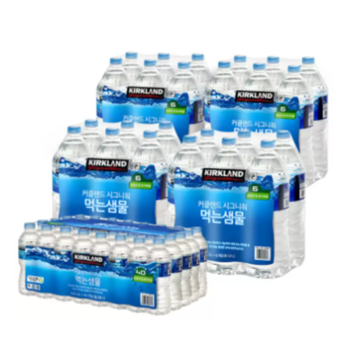 커클랜드 시그니춰 생수 2L x 24 + 500ml x 40, 68L, 1세트