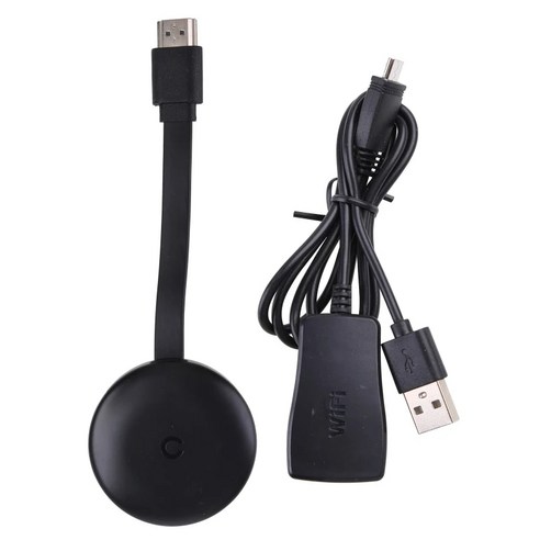 크롬캐스터 TV 스틱 디스플레이 WiFi 5G/2.4G HDMI 동글 호환 Chromec, 1개
