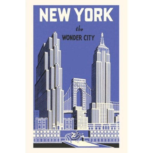 (영문도서) Vintage Journal New York the Wonder City Paperback, Found Image Press, English, 9781680819847