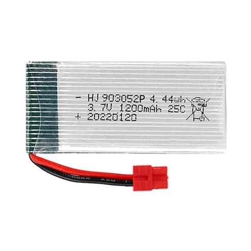 시마 올칩 3.7V 1200mAh 드론배터리 RC 쿼드콥터 교체용 리튬폴리머 SYMA X5H 시리즈, 1개, (X5HW) 3.7v 1200mah(HC)