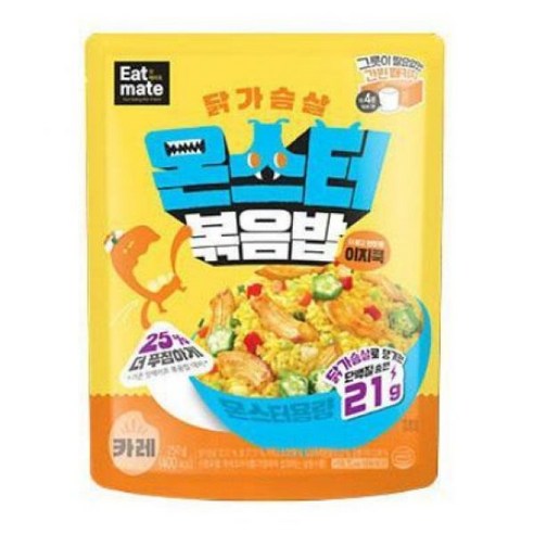 [랭킹닭컴] 이지쿡 닭가슴살 몬스터볶음밥 7종 7+7팩 중 1개 선택, 21g 쿡메이트