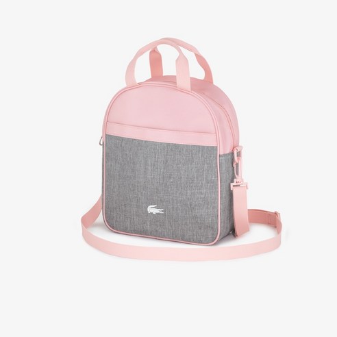 편안함과 스타일이 조화를 이루는 라코스테 키즈 컬러블럭 신발주머니