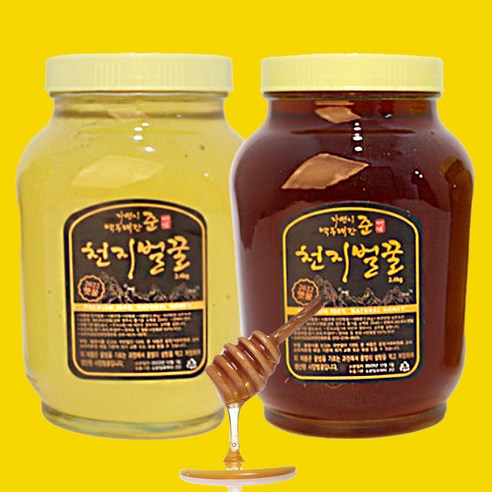 자연이 준 백두대간 천지벌꿀 대용량 2.4kg, 아카시아꿀 2.4kg, 1개