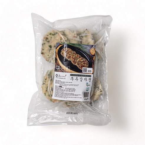 부추감자전800g1팩 우리 감자를 통째로 갈아 신선한 야채와 함께 부쳤어요, 800g, 1개