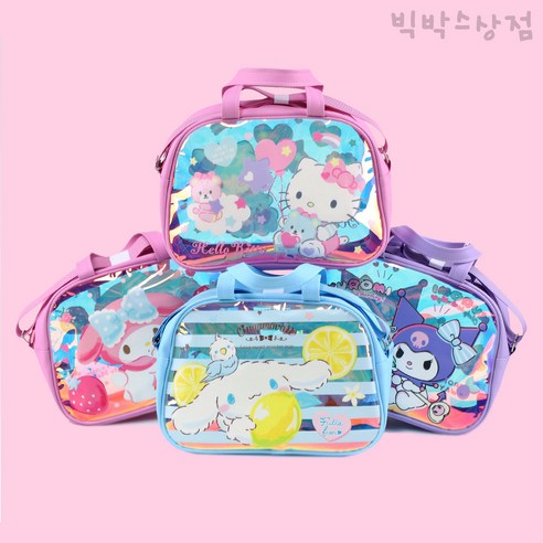 여름 햇살 아래 반짝이는 산리오 홀로그램 비치백으로 아이에게 특별한 추억을 선물하세요!