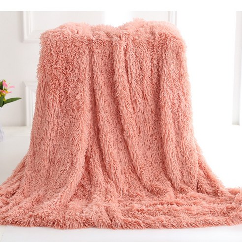 핫 pv 벨벳 롱 담요 선물 작은 담요 덮개 담요 흰색 양면 벨벳 가을 겨울 스타일, 핑크