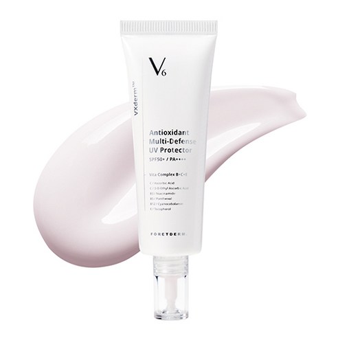 [OKㅣ강추] [NEW]포레덤 V6+ 안티에이징 항산화 톤업 물광 선크림 SPF50+ PA++++ 50ml [OKNOWㅣ추천상품]