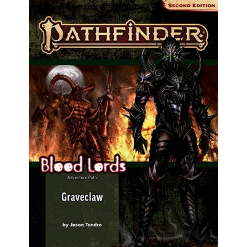 (영문도서) Pathfinder Adventure Path: Graveclaw (Blood Lords 2 of 3) (P2) Paperback, Paizo Inc., English, 9781640784536