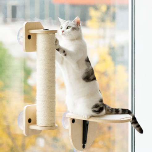 카무라라 고양이 창문 캣타워 캣워커, 1개