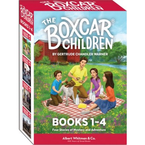 (영문도서) The Boxcar Children Mysteries Boxed Set #1-4 Boxed Set, Albert Whitman & Company, English, 9780807508541