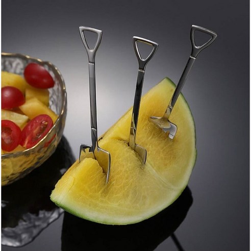 맛있는 요리를 위한 필수품: 쥬시안쿡 삽모양 디저트 스푼 포크