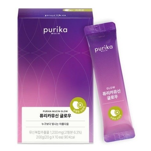 퓨리카뮤신 글로우 키위맛 10포