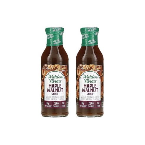 월든팜스 Walden Farms 휩트 땅콩 스프레드 땅콩잼, 1개, 340g 11 웰든 팜스 메이플 호두 시럽, 1개, 355ml