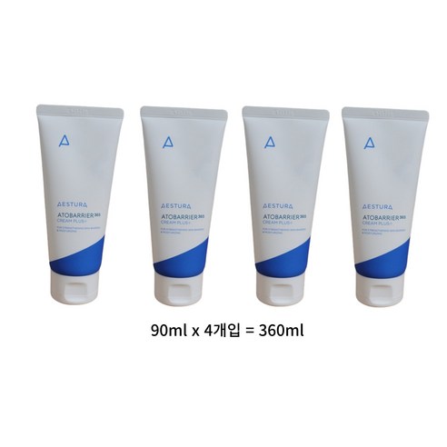 에스트라 아토베리어365 크림 플러스, 360ml, 3개