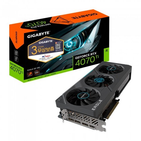 GIGABYTE 지포스 RTX 4070 Ti EAGLE OC D6X 12GB 피씨디렉트