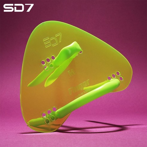 SD7 캐치업2 수영 핑거 패들 훈련용 2개 1세트 SGL-PPD, 그린