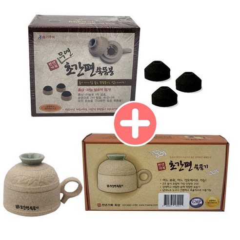천년의 지혜를 담아 몸과 마음을 따스하게, 천년거북 초간편 쑥뜸 세트