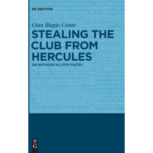 (영문도서) Stealing the Club from Hercules Hardcover, de Gruyter, English, 9783110472202