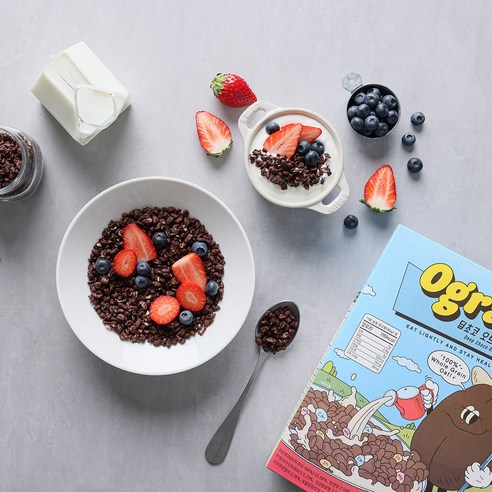 맛있고 건강한 아침, 딥초코오트플레이크!