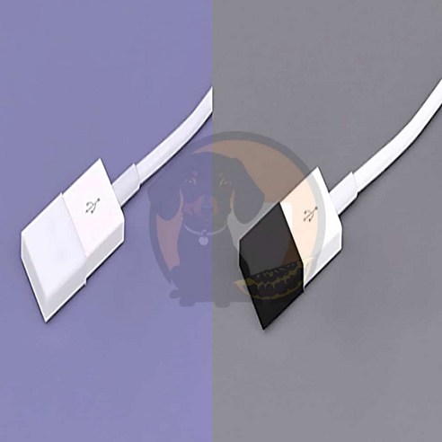 감귤마켓 USB 단자 보호캡 안전마개, 화이트