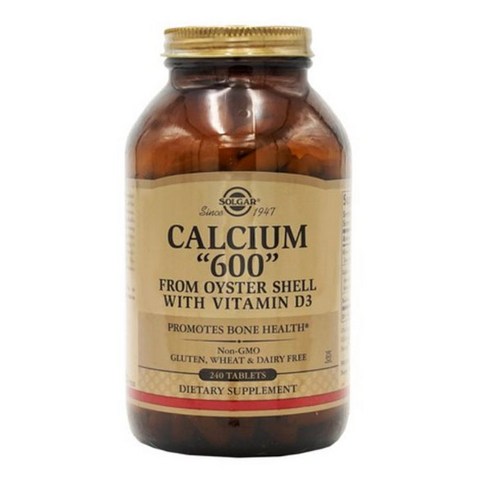 솔가 Calcium 600 Oyster Shell with Vitamin D3 240정, 1개