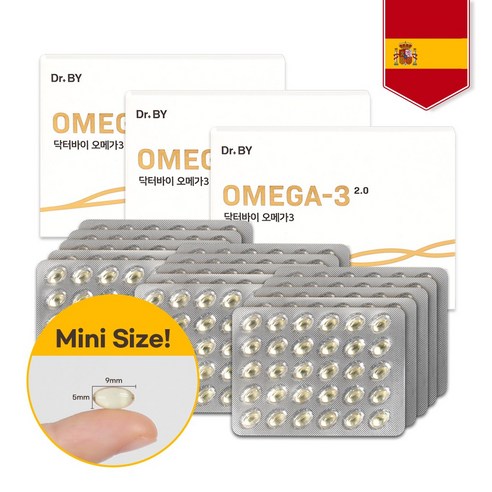 강아지를 위한 최고의 선택, 닥터바이 오메가3 영양제 강아지오메가3