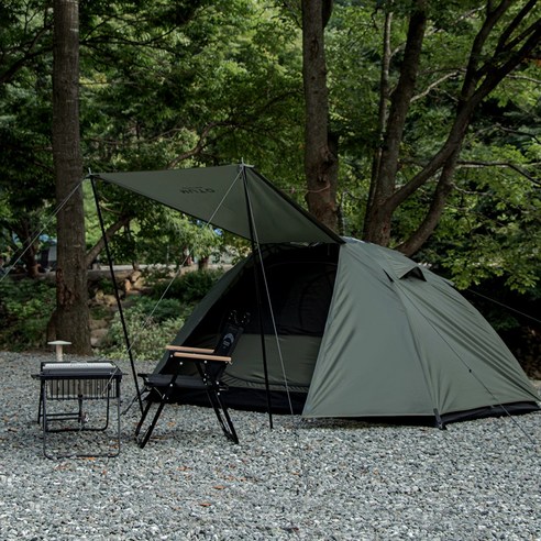 편안함과 휴식의 오아시스: 뮤토 플루마 감성 캠핑 백패킹 텐트