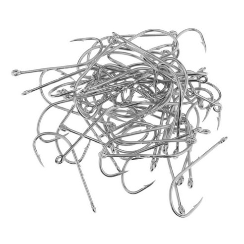 50pcs 낚시 후크, 그림으로, 높은 탄소강