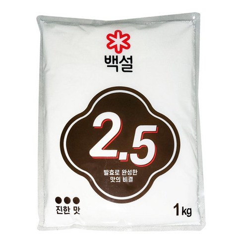 미원 핵산 2.5 업소용식자재 조미료 (1Kg) 백설 2.5핵산, 1kg, 1개