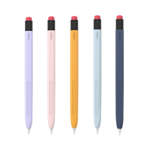 서플라이코 애플펜슬 2세대 연필 실리콘 케이스, 연필-네이비, 1개