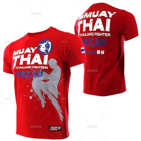 무에타이트렁크 Muay Thai 남성용 러닝 피트니스 스포츠 티셔츠 야외 복싱 레슬링 운동복 여름 여성 의류, 34.XJ2515  XS, 1개