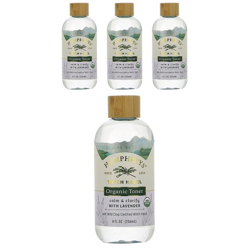 험프리즈 위치 하젤 토너 캄 & 클래리파이 라벤더, 4개, 236ml
