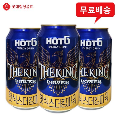 핫식스더킹 파워 355mlx18캔/에너지드링크/무배, 355ml, 18개