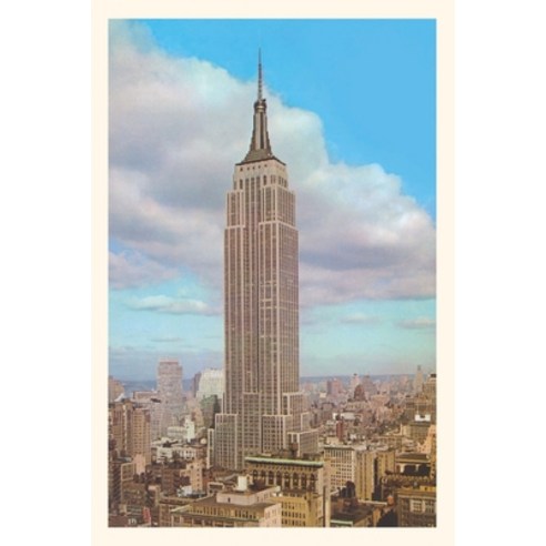 (영문도서) Vintage Journal Empire State Building Paperback, Found Image Press, English, 9781669512820
